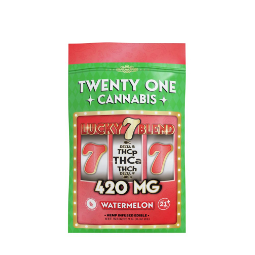 Twenty One Cannabis Lucky 7 Edibles 1pc - 420mg