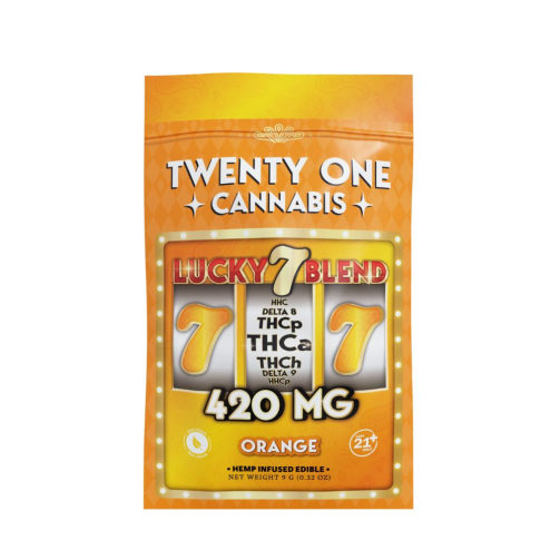 Twenty One Cannabis Lucky 7 Edibles 1pc - 420mg