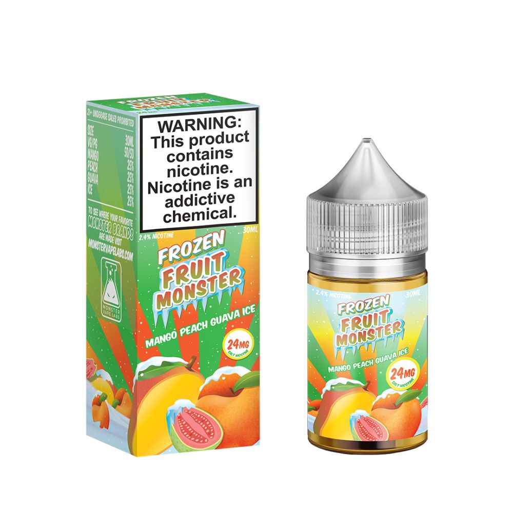 Mango Peach Guava Ice by Frozen Fruit Monster Salts
