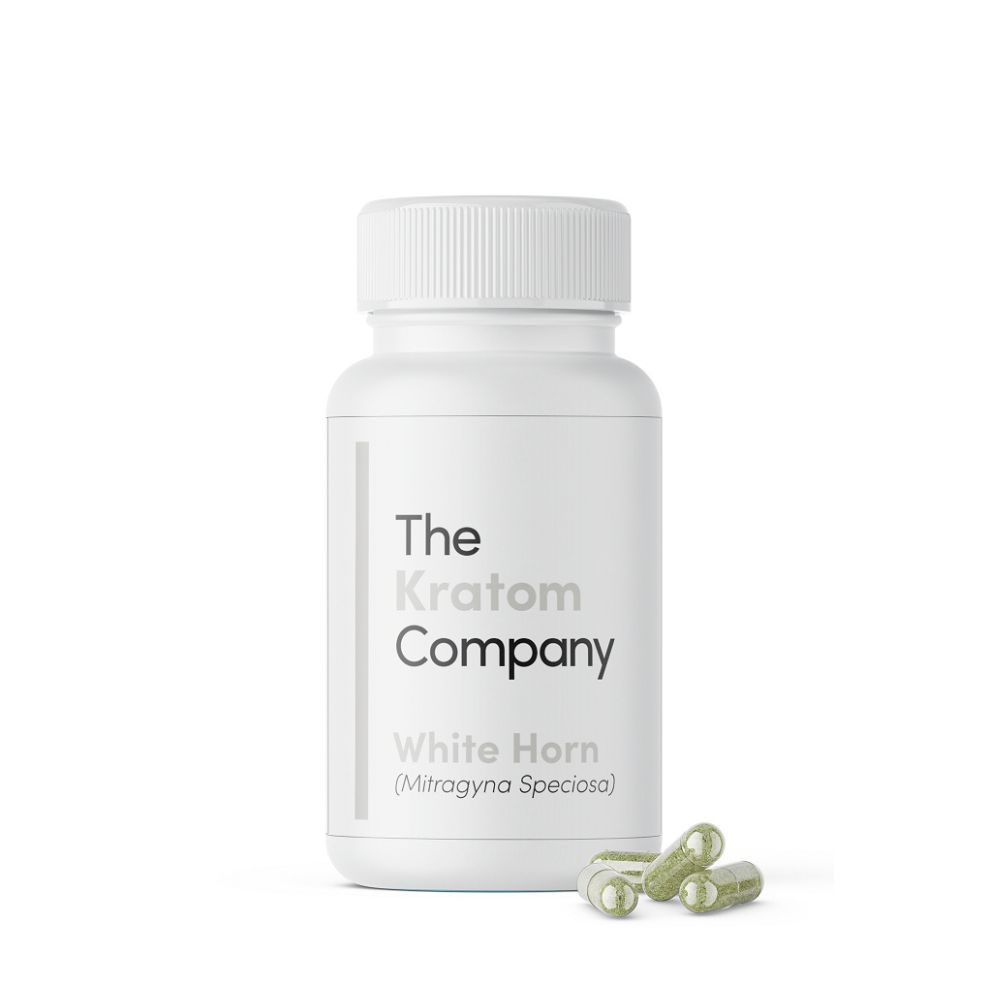 White Horn Kratom Capsules | Premium Quality by The Kratom Company