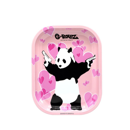 G-Rollz x Banksy Panda Gunnin Rolling Tray – 1pc 14x18cm Limited Edition