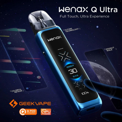 Geekvape Wenax Q Ultra Pod Kit – 1300mAh Touch Screen, 3ml