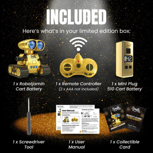 Robotjamin Cart Battery + Remote Controller – Limited Edition 510 by Smyle Labs