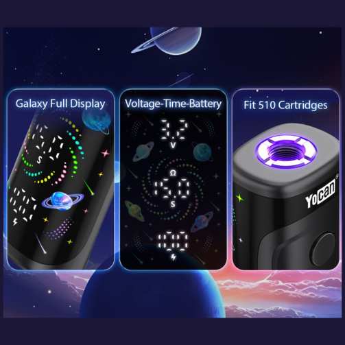 Yocan Kodo Star 510 Battery – Galaxy OLED Screen