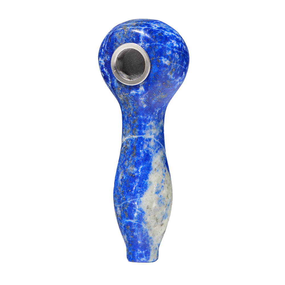 Astral Project Gemstone Spoon Pipes – Healing Crystal One-Hitters (Amethyst, Rose Quartz & More)