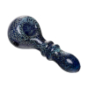 Double Ring Spoon Pipe – Borosilicate Glass Hand Pipe with Cooling Rings