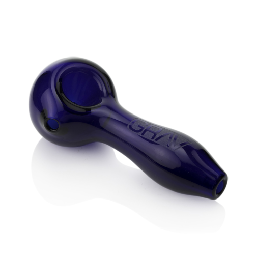 Grav Classic Spoon Pipe – Borosilicate Glass Hand Pipe with Carb Hole