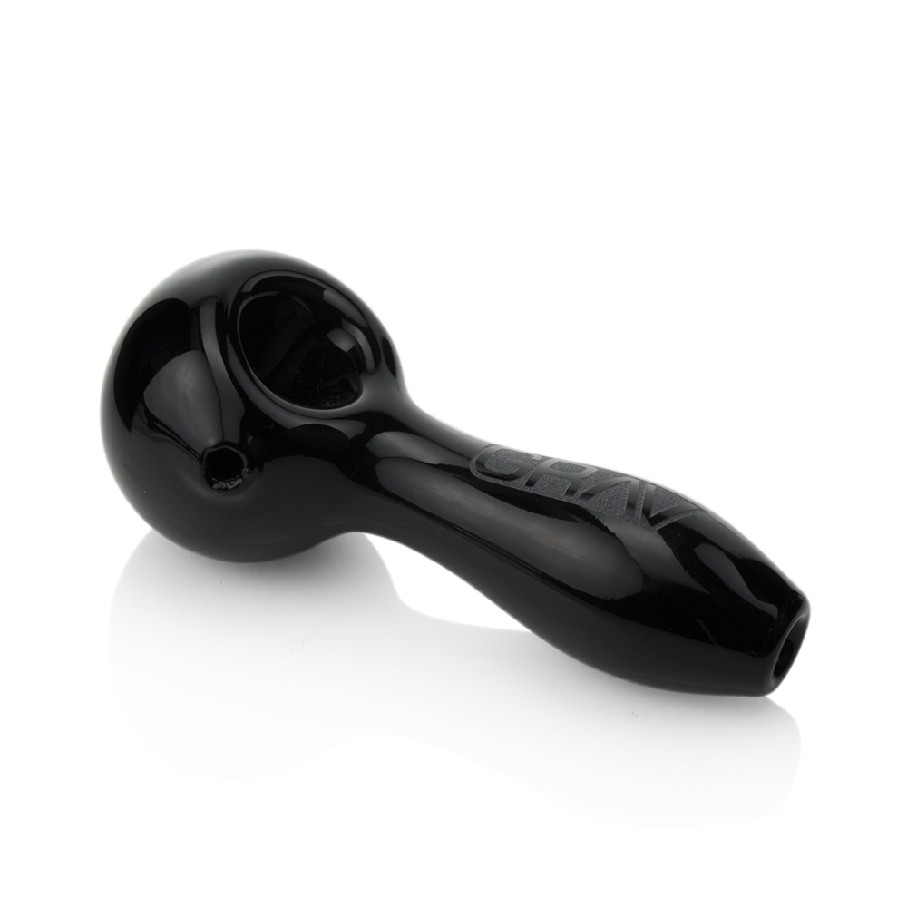 Grav Classic Spoon Pipe – Borosilicate Glass Hand Pipe with Carb Hole