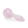 Grav Sandblasted Spoon Pipe – Matte Borosilicate Glass Hand Pipe 4"