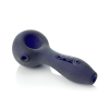 Grav Sandblasted Spoon Pipe – Matte Borosilicate Glass Hand Pipe 4"