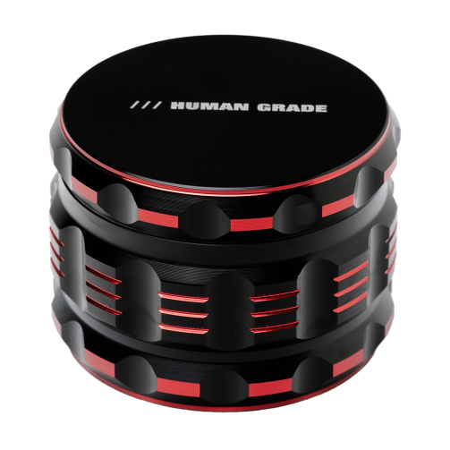 Human Grade 5T Grinder 2.5" – 4-Part Aluminum with Twist-Lock, 6 Colors