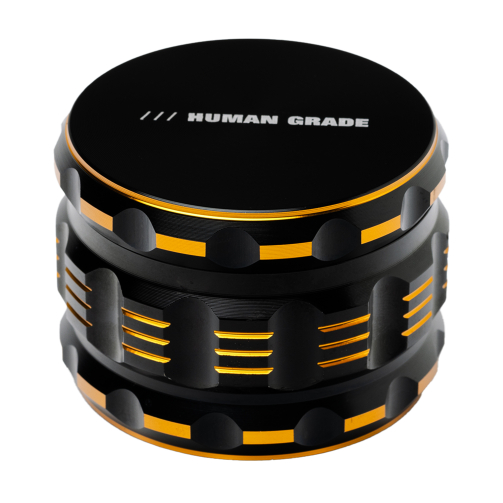 Human Grade 5T Grinder 2.5" – 4-Part Aluminum with Twist-Lock, 6 Colors