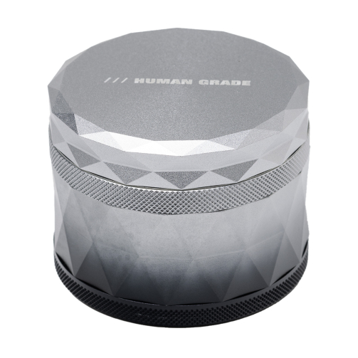 Human Grade 7F Grinder 2.5" – 4-Part Aluminum with Fine Teeth, 8 Colors