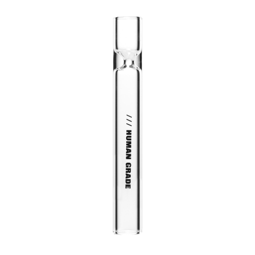 Human Grade Glass One Hitter 3 – Borosilicate Dugout Bat