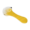 Human Grade IO Twist Spoon Pipe – Twisted Borosilicate Glass Hand Pipe 4"