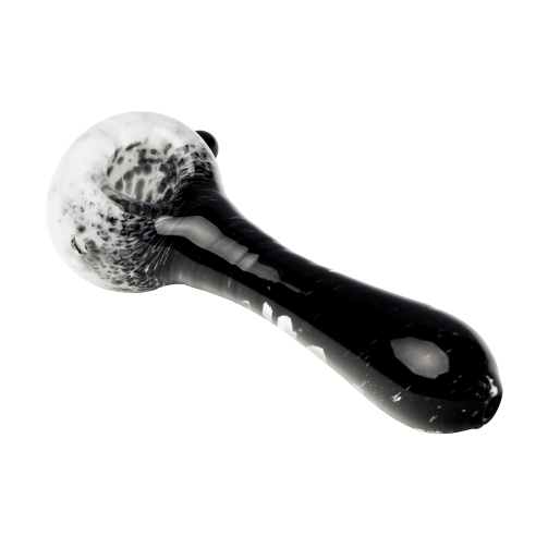 Human Grade IO Twist Spoon Pipe – Twisted Borosilicate Glass Hand Pipe 4"