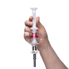 Human Grade Shroom Nectar Collector – 9.5" Mushroom Shower Perc Dab Straw with 14mm Titanium Tip