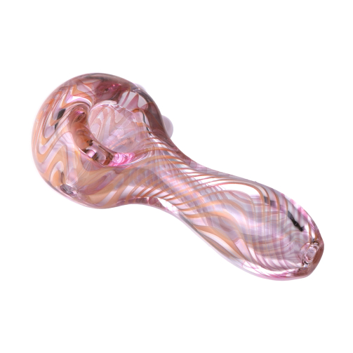 Human Grade Spoon Pipe Model A – Borosilicate Glass Hand Pipe with Carb Hole SMOKE
