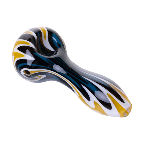 Human Grade Spoon Pipe Model A – Borosilicate Glass Hand Pipe with Carb Hole SMOKE