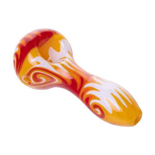 Human Grade Spoon Pipe Model A – Borosilicate Glass Hand Pipe with Carb Hole SMOKE