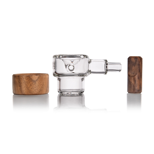 MJ Arsenal Granby Hand Pipe Alpine Series – Borosilicate Spoon with Walnut Accents
