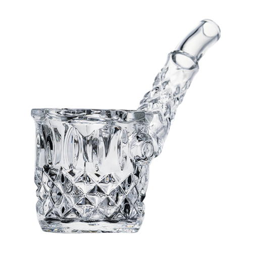 NWTN Home Highball Hand Pipe – Elegant Borosilicate Sherlock Glass, 4.9"