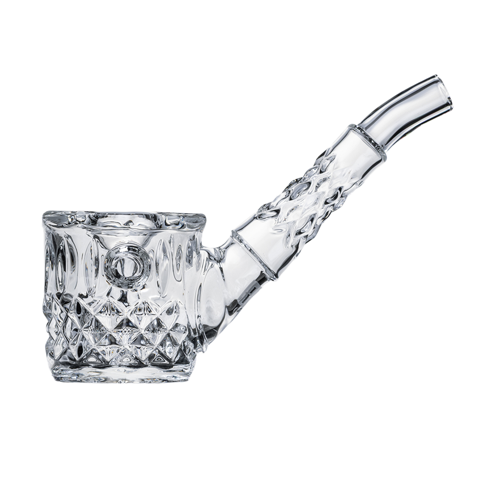NWTN Home Highball Hand Pipe – Elegant Borosilicate Sherlock Glass, 4.9"