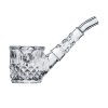 NWTN Home Highball Hand Pipe – Elegant Borosilicate Sherlock Glass, 4.9"