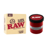 RAW Life Grinder – Modular 4-Part Aluminum, Multiple Colors