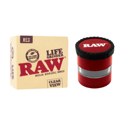 RAW Life Grinder – Modular 4-Part Aluminum, Multiple Colors