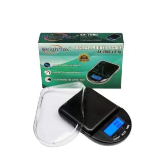 WeighMax EX-750C Pocket Digital Scale – 750g x 0.1g Precision for Jewelry & Herbs
