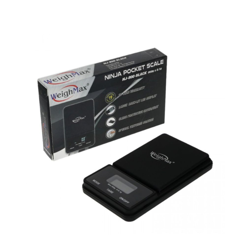 WeighMax NJ-800 Pocket Digital Scale – 800g x 0.1g Precision with Backlit LCD