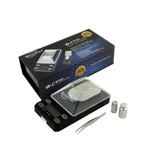 WeighMax CT-20 Pocket Digital Scale – 20g x 0.001g Ultra-Precision for Jewelry & Gems