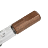 MJ Arsenal Ridge Chillum Alpine Series – Thick Glass One-Hitter with Wood Sleeve