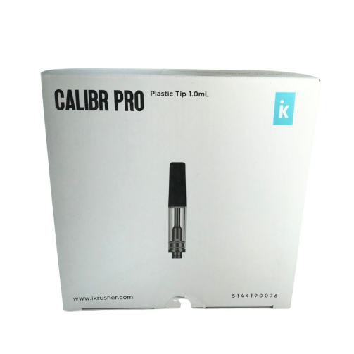 iKrusher Calibr Pro ceramic vape cartridge multi-angle - leak-proof press tip packaging