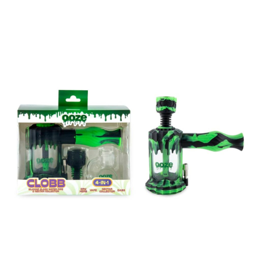 Ooze Clobb Silicone Water Pipe & Dab Straw – 4-in-1 Hybrid Bong Rig