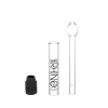 White Rhino Glass Blunt Slider – Twist Glass Blunt Pipe for Smooth Hits