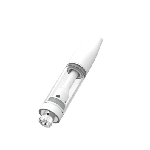 iKrusher Karno full ceramic cart 1ml front view - leak-proof all-ceramic 510 vape cartridge