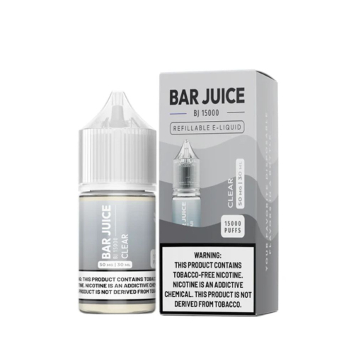 Bar Juice Clear 30ml – Pure & Clean Nic Salt E-Liquid