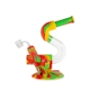 Ooze Swerve Silicone Water Pipe – 4-in-1 Hybrid Bong & Dab Rig