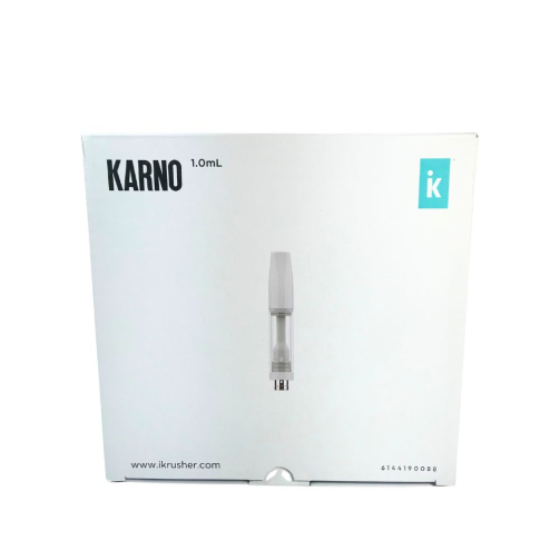 iKrusher Karno full ceramic cart 100 pack box exterior - leak-proof