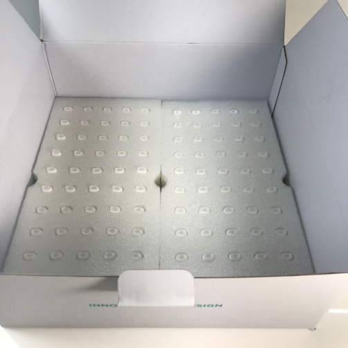 iKrusher Karno full ceramic cart 100 pack box open - wholesale packaging with foam inserts Title: iKrusher Karno 100 Pack Box Open View