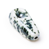 stonedpotter square jasper splatter ceramic pipe